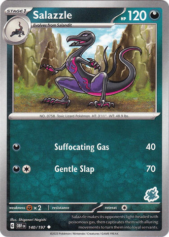 Salazzle (140/197) (Deck Darkrai) [Académie de Combat 2024]