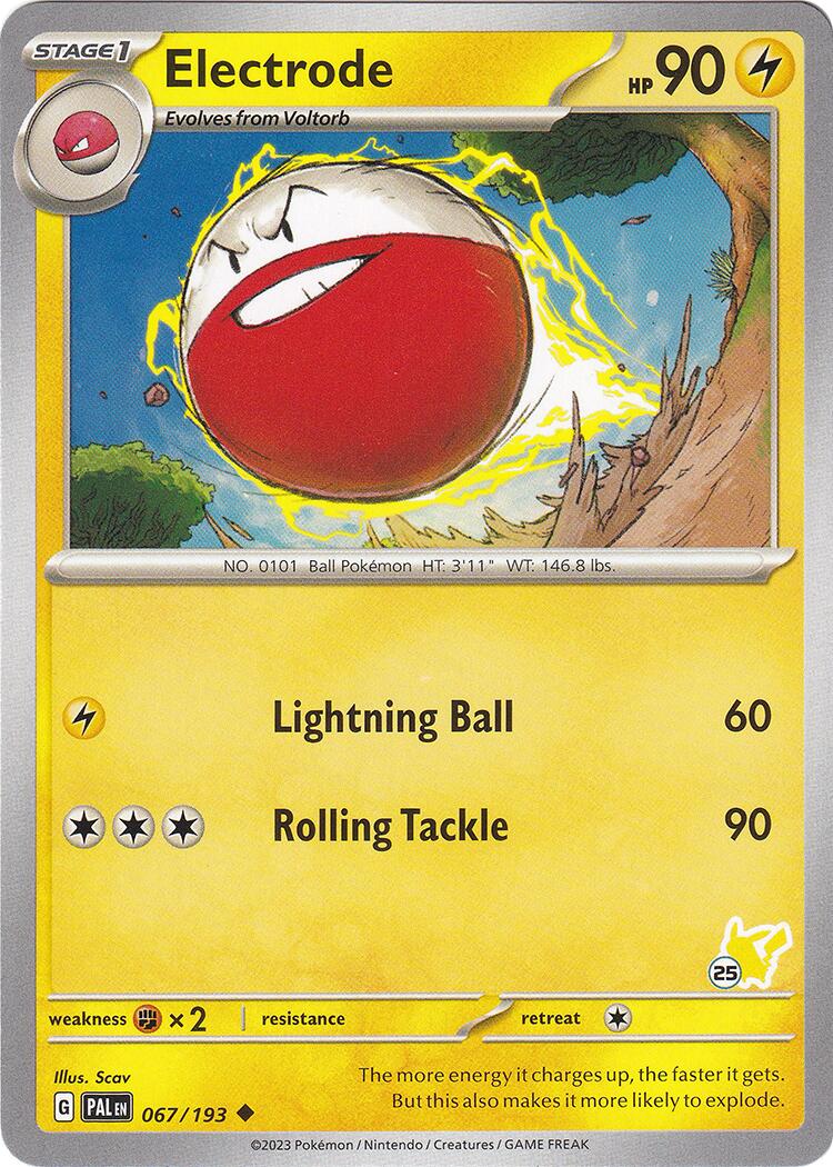 Électrode (067/193) (Tampon Pikachu
