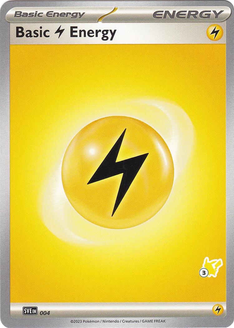 Énergie Lightning de base (004) (Tampon Pikachu n°3) [Académie de Combat 2024]
