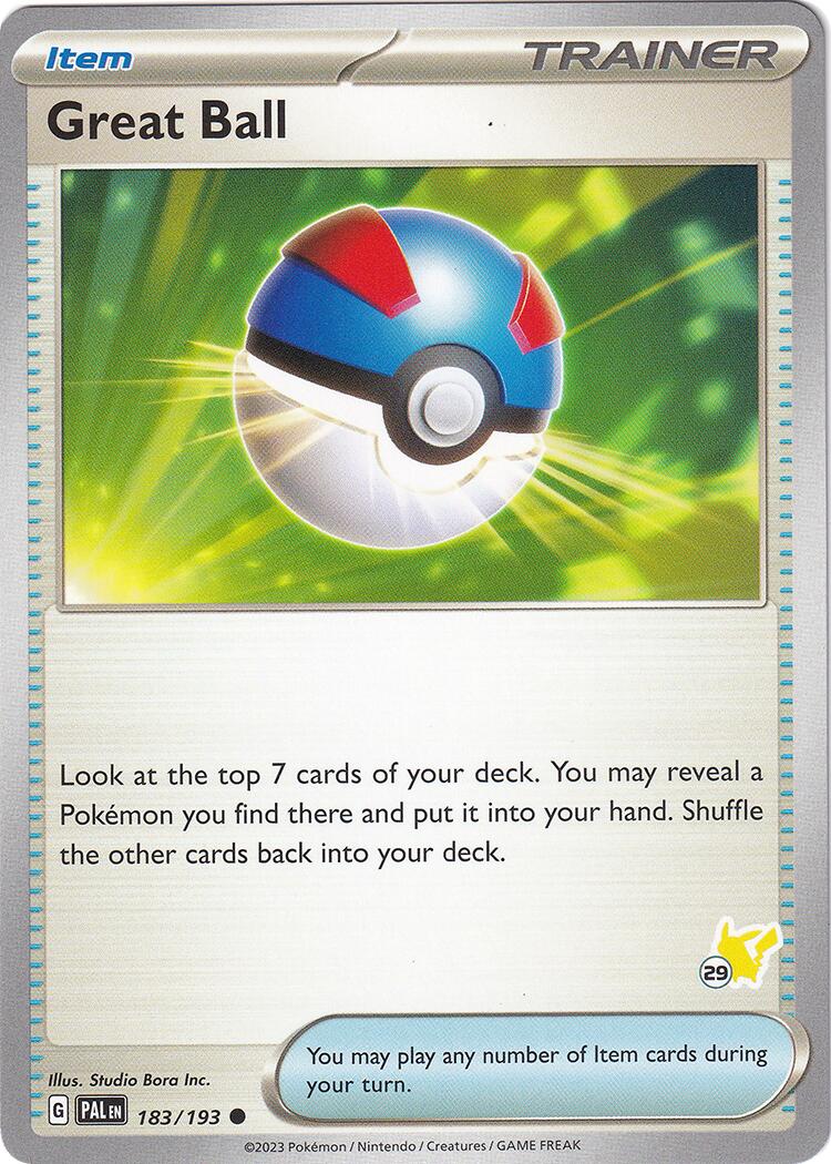 Super Ball (183/193) (Pikachu Tampon