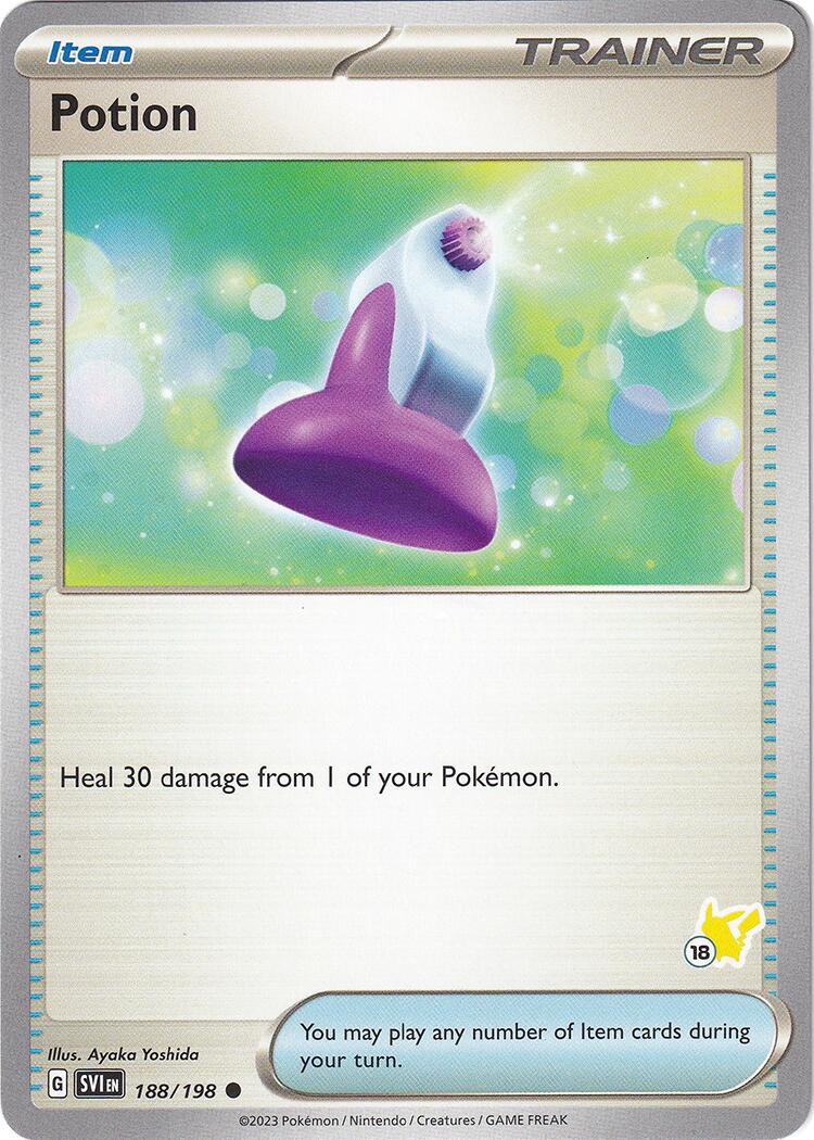 Potion (188/192) (Tampon Pikachu