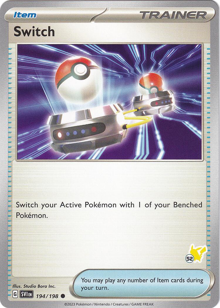 Commutateur (194/198) (Tampon Pikachu