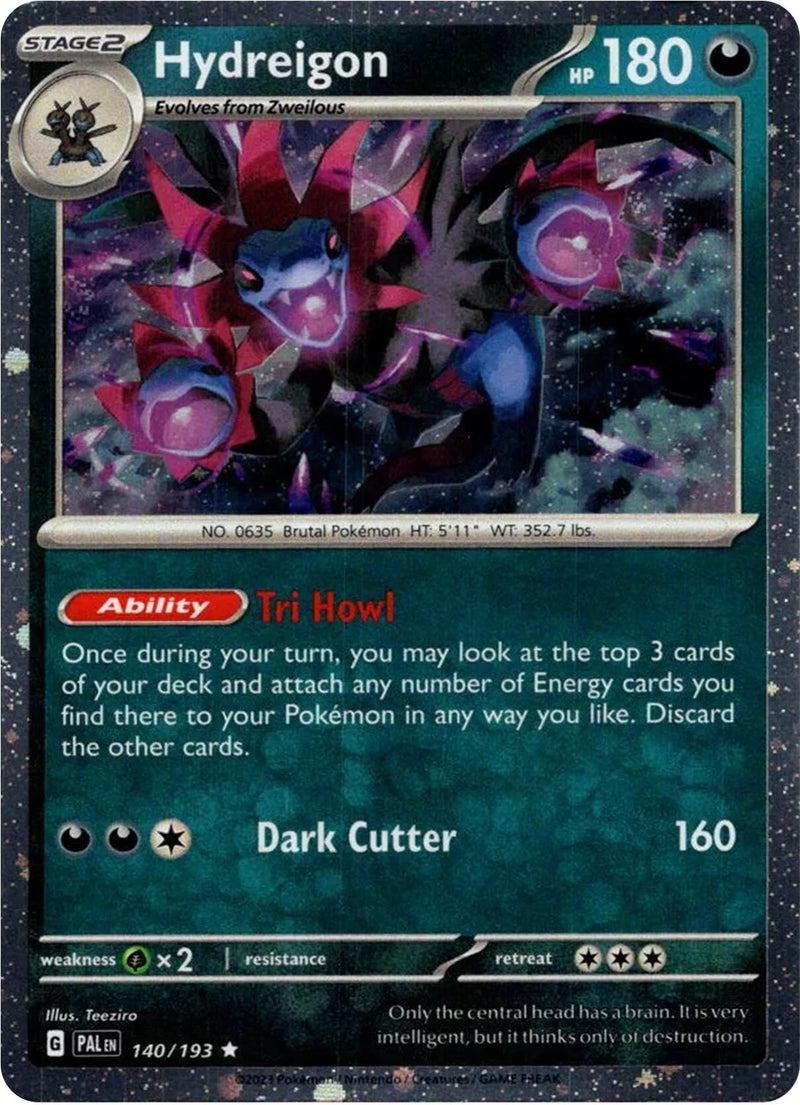 Hydreigon (140/193) (Cosmo Holo) [Écarlate et Violet : Évolutions à Paldéa]