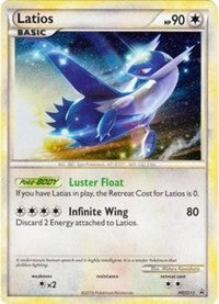 Latios (HGSS11) (Holo givré craquelé) [HeartGold & SoulSilver : Promo Étoile Noire]