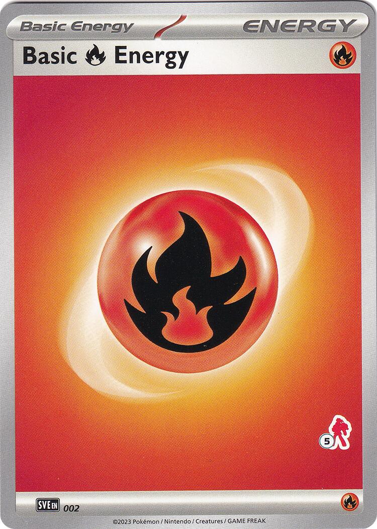 Énergie Feu de base (002) (Tampon Carmadura nº 5) [Académie de Combat 2024]