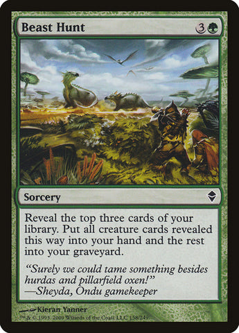 Cacería de Bestias [Zendikar]