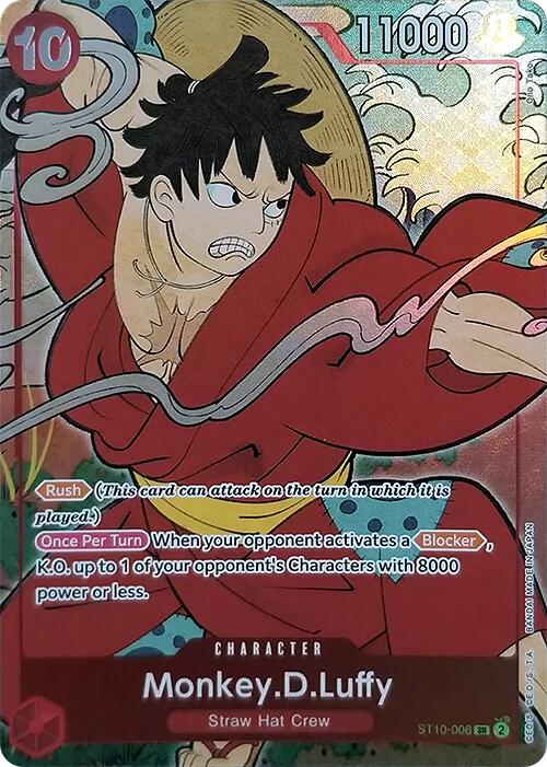 Monkey.D.Luffy (Version anglaise – Coffret 1er Anniversaire) [Cartes Promotionnelles One Piece]