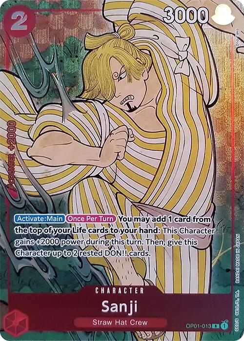 Sanji (Version Anglaise Set 1er Anniversaire) [Cartes promotionnelles One Piece]