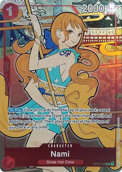 Nami (Version anglaise, Set 1er Anniversaire) [Cartes promotionnelles One Piece]