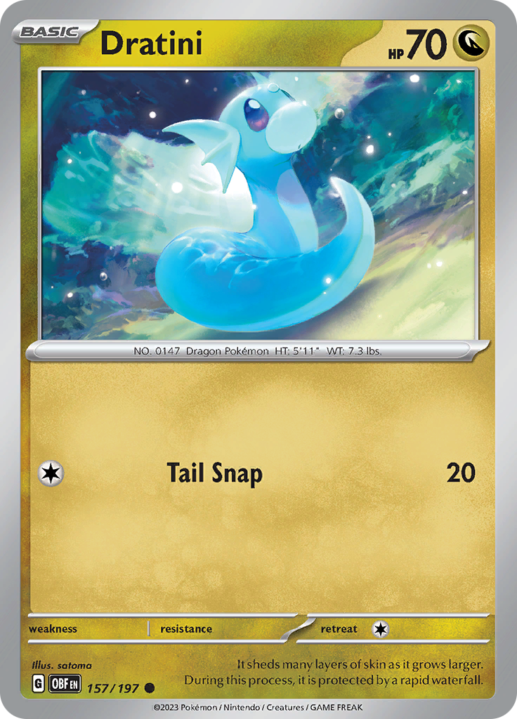 Dratini (157/197) [Escarlata y Púrpura: Llamas Obsidianas]