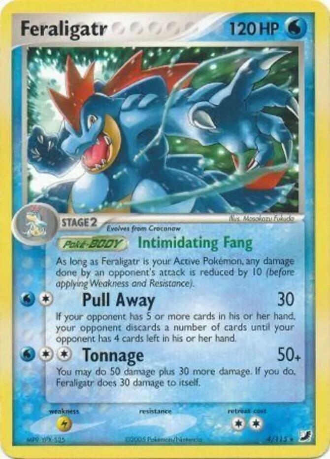 Feraligatr (4/115) (Exclusivités de Deck Thème) [EX: Forces Invisibles]