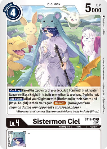 Sistermon Ciel [ST12-13] [Mazo de Inicio: Jesmon]