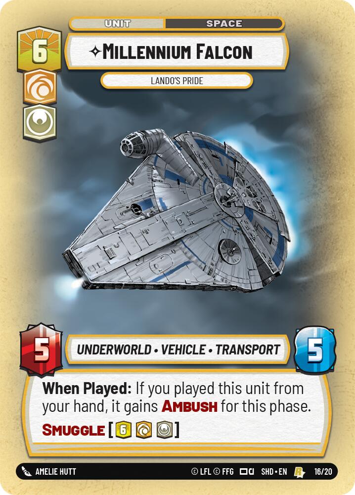 Faucon Millénium - La Fierté de Lando (16/20) [Shadows of the Galaxy : Jeu Hebdomadaire]