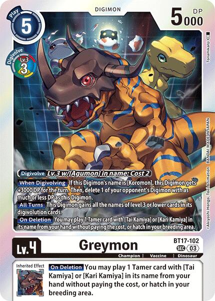 Greymon [BT17-102] [Crise Secrète]