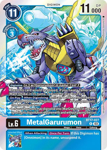 MetalGarurumon [BT17-027] [Crisis Secreta]