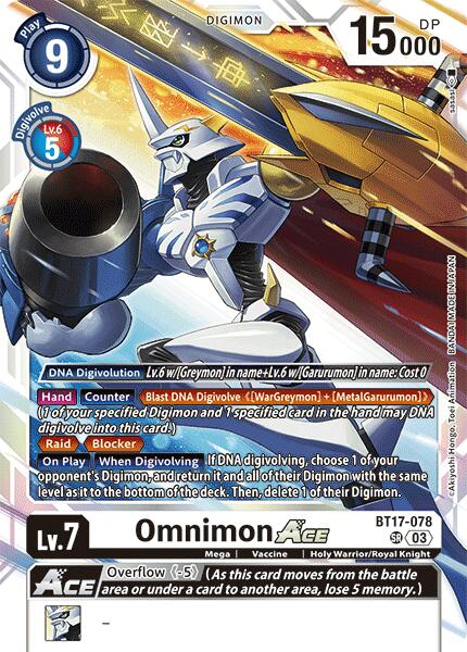 Omnimon ACE [BT17-078] [Crise secrète]