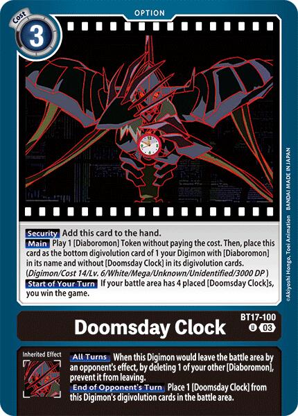 L'Horloge de la fin du monde [BT17-100] [Crise secrète]