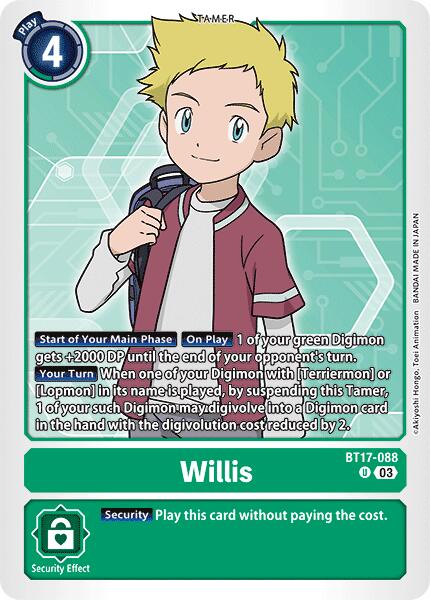 Willis [BT17-088] [Crise secrète]