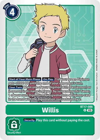 Willis [BT17-088] [Crisis Secreta]
