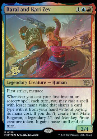 Baral y Kari Zev [Promos de prerelease de March of the Machine]