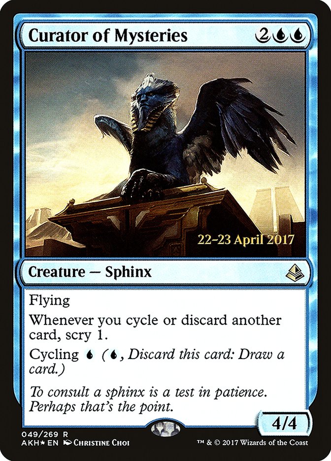 Conservateur des mystères [Cartes promos de l'Avant-première Amonkhet]