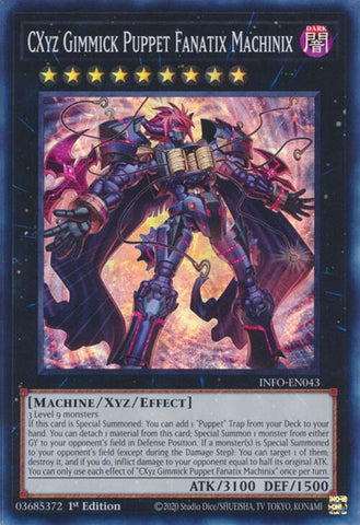 Marioneta de Cuerda Gimmick CXyz Fanatix Machinix [INFO-EN043] Super Rara