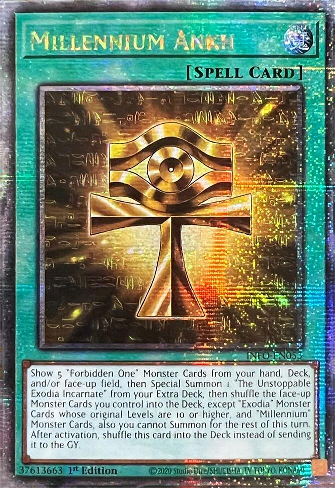 Ankh du Millénaire (Secret Rare Quart de Siècle) [INFO-EN053] Secret Rare Quart de Siècle