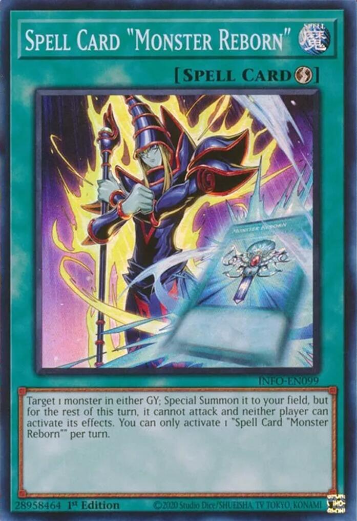 Carte Magie "Monster Reborn" [INFO-EN099] Super Rare