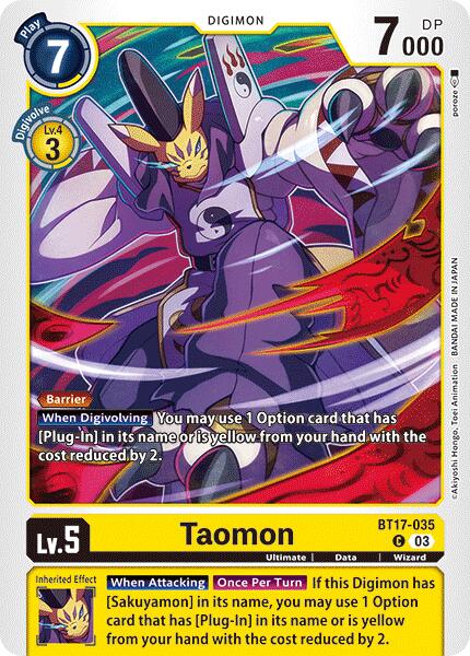 Taomon [BT17-035] [Crise secrète]