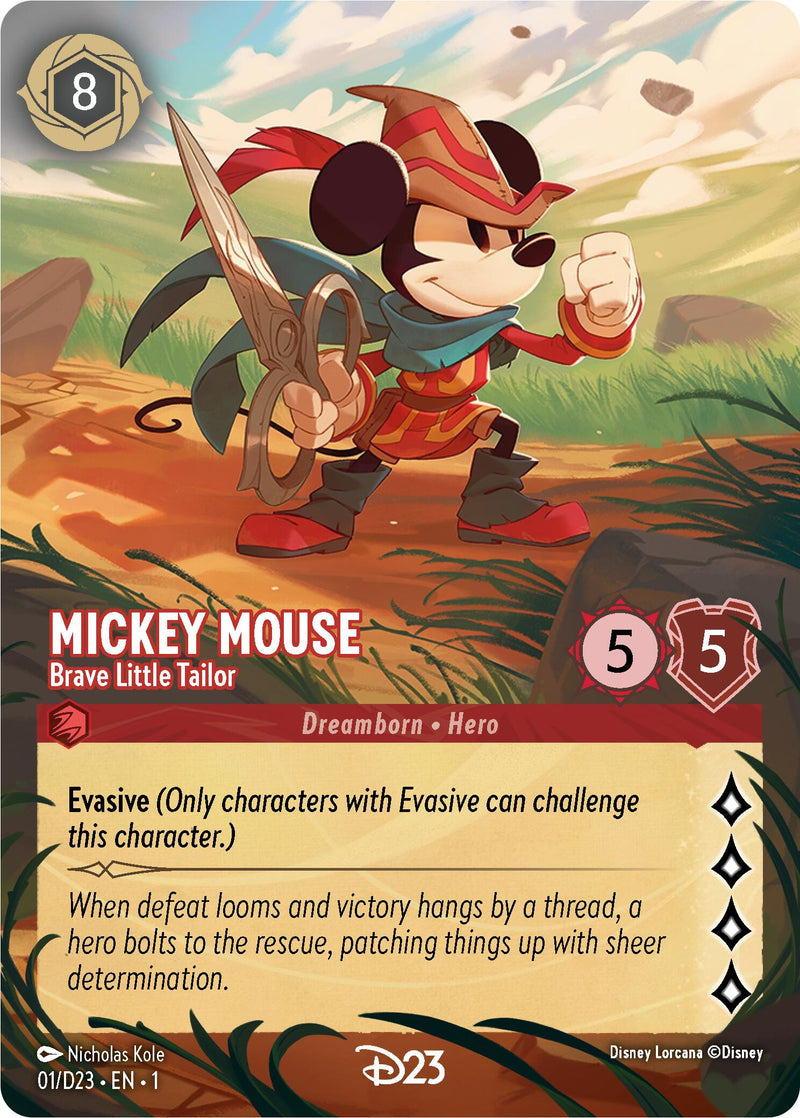 Mickey Mouse - Le Vaillant Petit Tailleur (Version Illustrée) (1) [Cartes Promo D23]