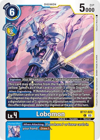 Lobomon [BT17-022] [Crise Secrète]