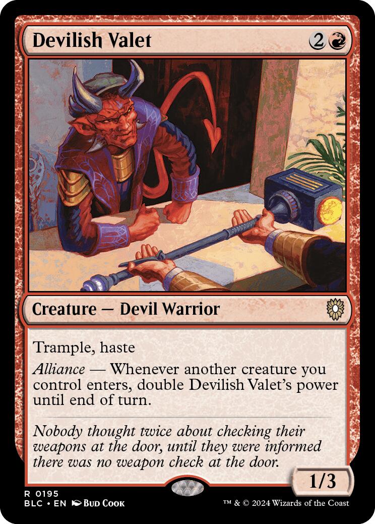 Valet diabolique [Commandant de Bloomburrow]