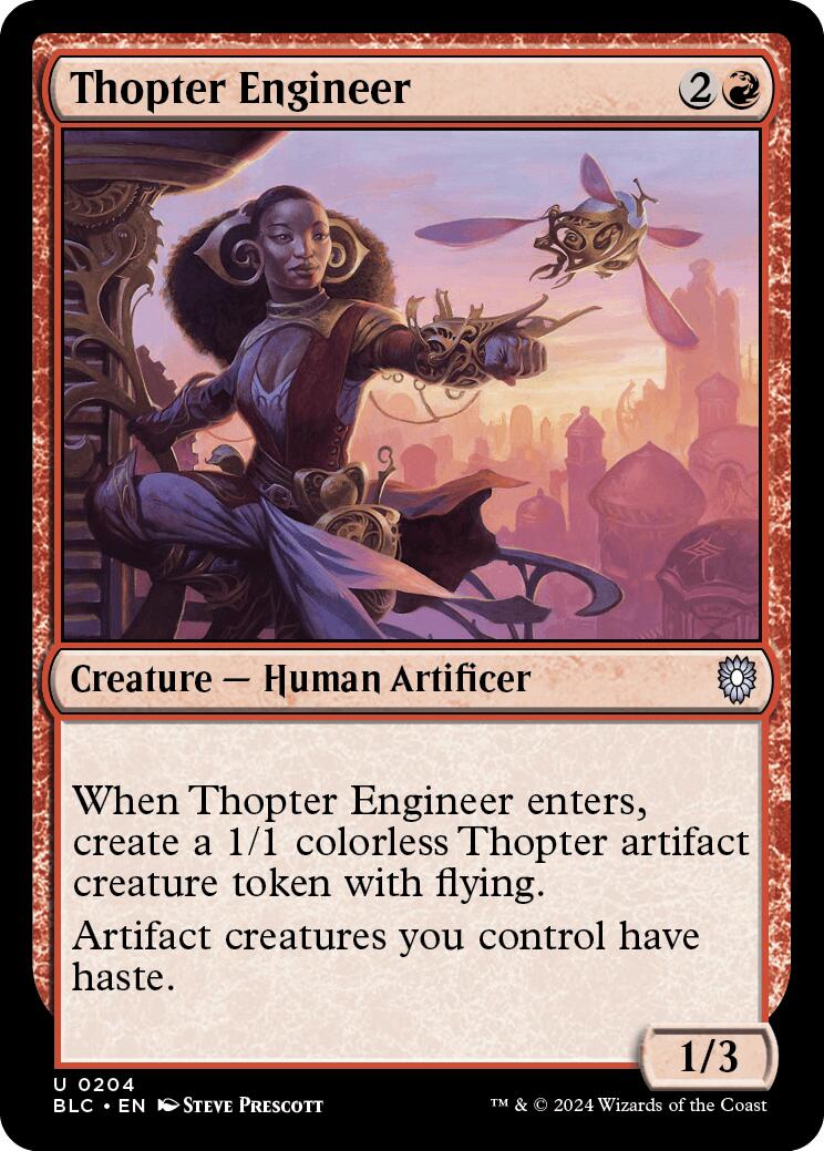 Ingénieur thopter [Bloomburrow Commander]