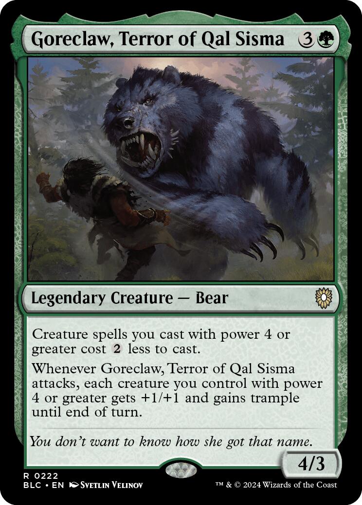 Goregriffe, terreur de Qal Sisma [Commandant de Floraison]