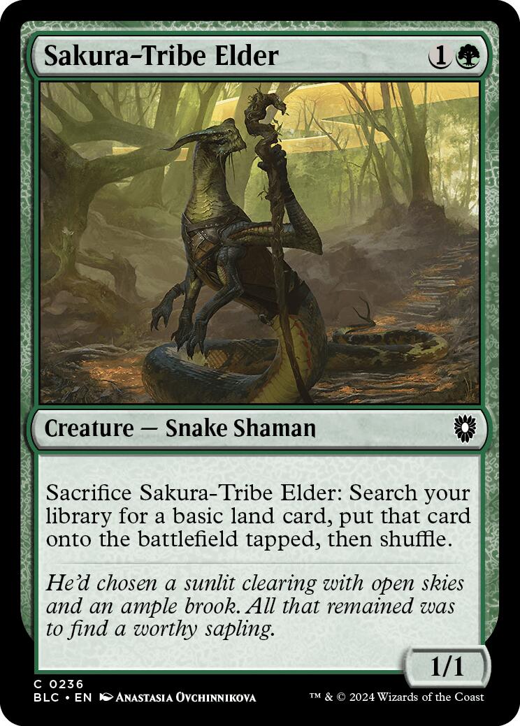Ancien de la Tribu-Sakura [Bloomburrow Commander]