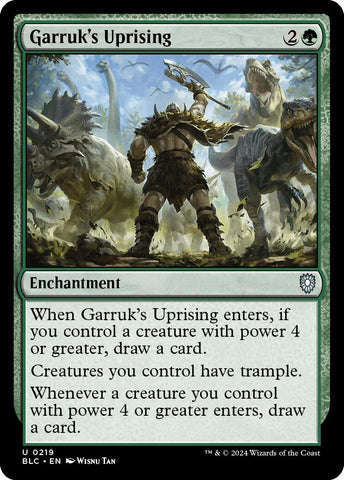 Levantamiento de Garruk [Commander de Bloomburrow]