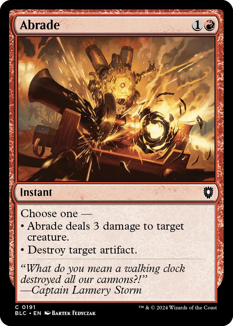 Abrasion [Bloomburrow Commander]