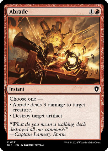 Abrasion [Bloomburrow Commander]