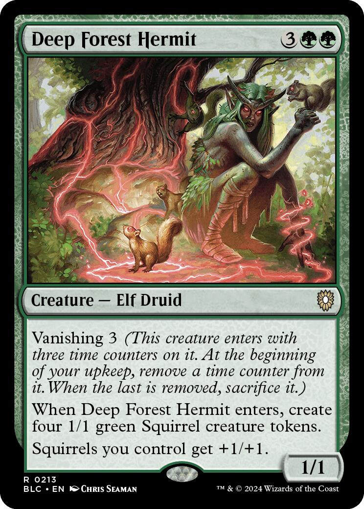 Ermite des Profondeurs sylvestres [Bloomburrow Commander]