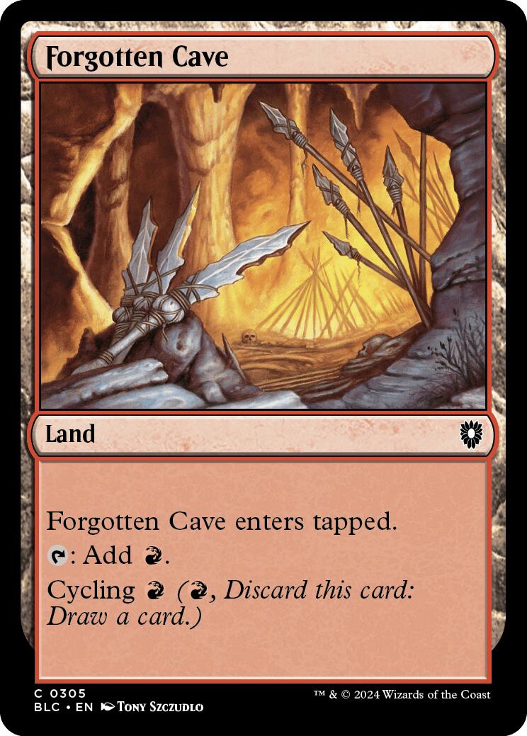 Caverne oubliée [Bloomburrow Commander]