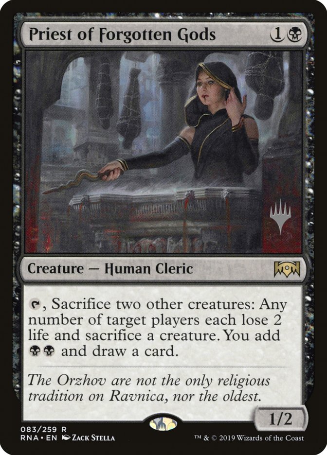Prêtre des dieux oubliés (Pack promo) [Promos de l'Allégeance de Ravnica]
