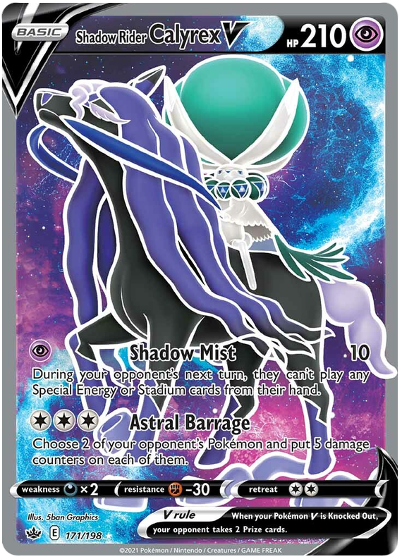 Calyrex Jinete Espectral V (171/198) [Espada y Escudo: Reinado Gélido]