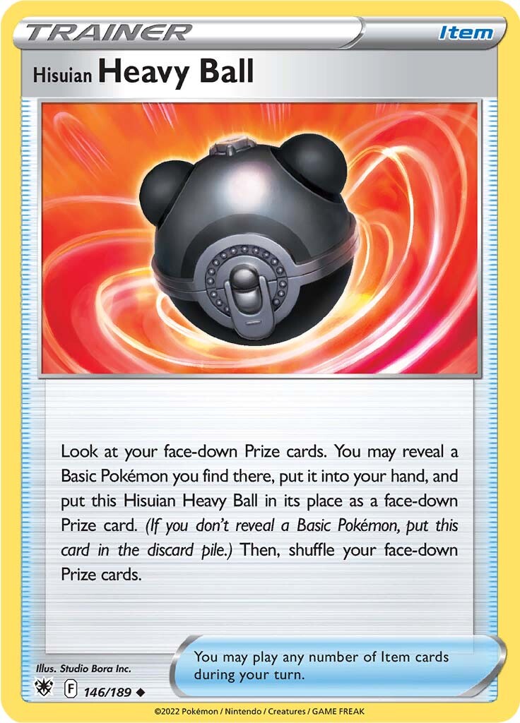 Turno de juego: Hisuian Heavy Ball (146/189) [Espada y Escudo: Resplandor Astral]