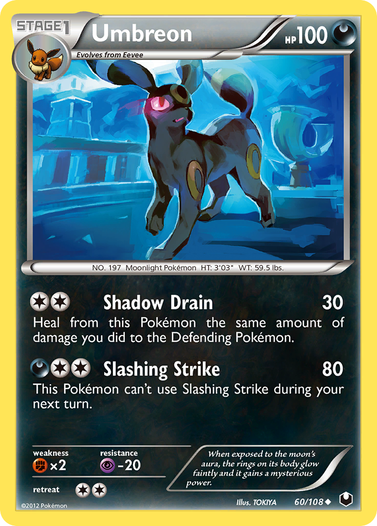 Umbreon (60/108) [Negro y Blanco: Exploradores Oscuros]