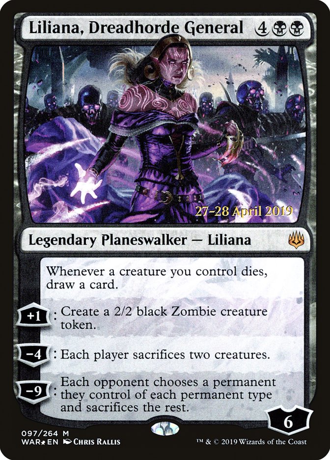 Liliana, Générale de l'effroi [Promos d'avant-première La Guerre des Planeswalkers]