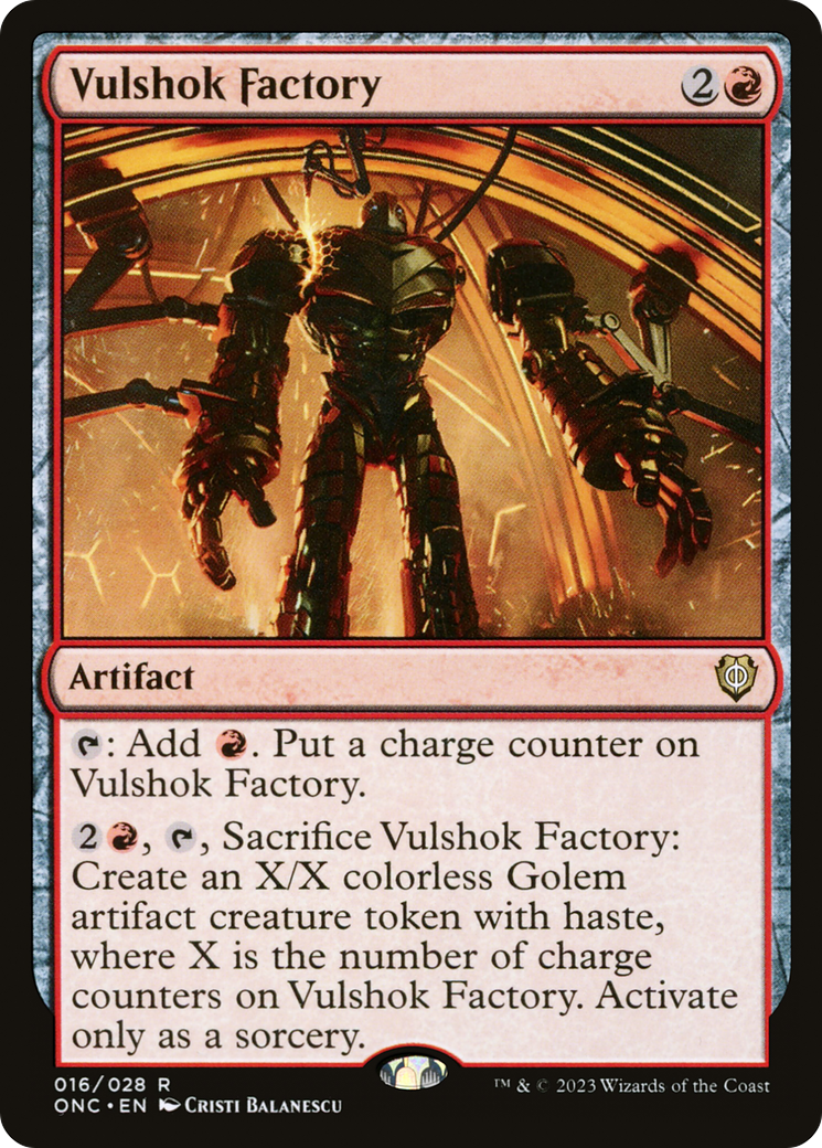 Manufacture vulshoke [Phyrexia : Tout sera un Commander]