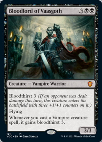 Señor de sangre de Vaasgoth [Innistrad: Voto Carmesí Commander]