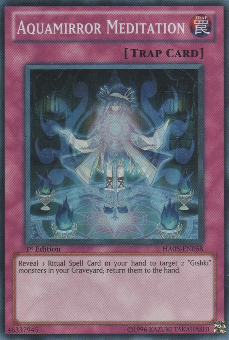 Méditation Aquamiroir [HA05-FR058] Super Rare