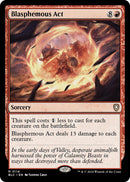 Acte Blasphématoire [Commander Bloomburrow]