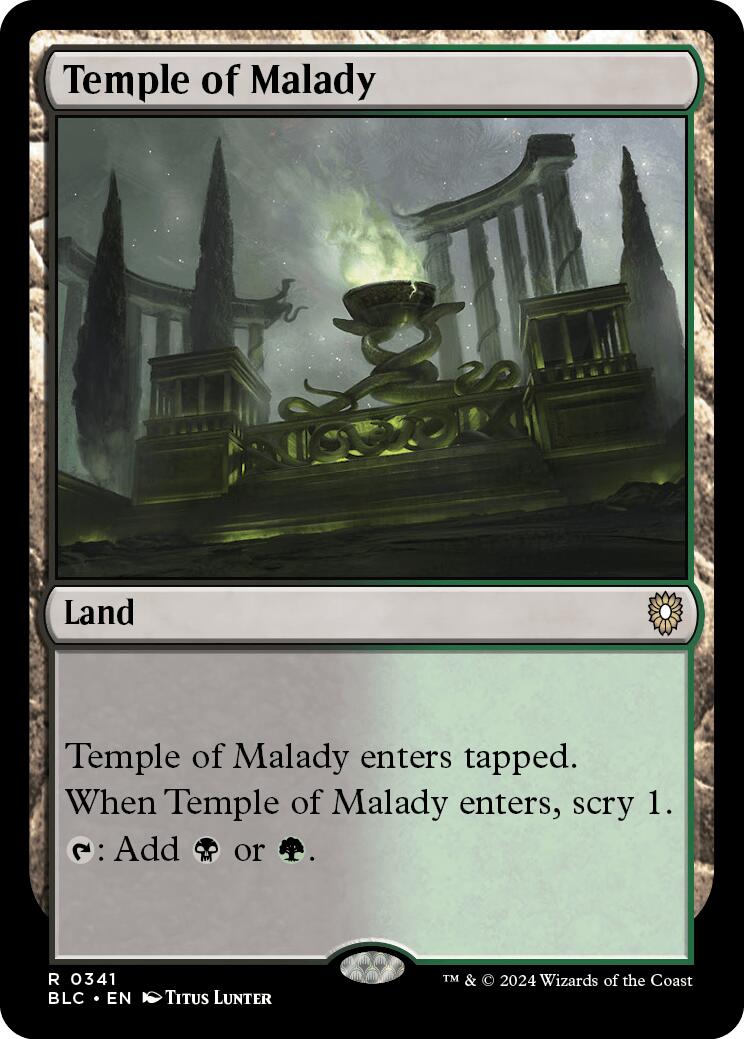 Temple de la Maladie [Commander Horreurflore]